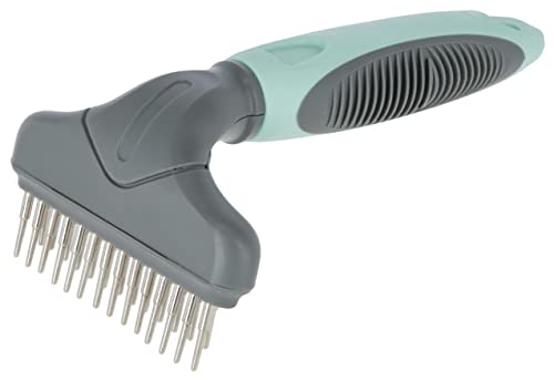Coperani | Entwirrungsstriegel für Hunde | Zweireihig | rotierende Zinken | Hundebürste | Intensive Haarpflege Coperani | Entwirrungsstriegel für Hunde | Zweireihig | rotierende Zinken | Hundebürste | Intensive Haarpflege von Coperani LIEBLINGSSACHEN FÜR IHR TIER