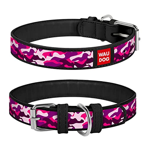 Coperani | Hundehalsband | Länge: 24-40 cm | Breite: 2 cm | Nylon | Rosa | Camouflage | Robust | Hochwertig von Coperani LIEBLINGSSACHEN FÜR IHR TIER