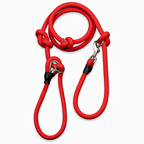 Coperani | Moxonleine MILOW | 2-Fach verstellbar, 125-190 cm | Edelstahlbeschläge Zugstopp | Rot | Retrieverleine | Hundeleine | Tauleine Coperani | Moxonleine MILOW | 2-Fach verstellbar, 125-190 cm | Edelstahlbeschläge Zugstopp | Rot | Retrieverleine | Hundeleine | Tauleine von Coperani LIEBLINGSSACHEN FÜR IHR TIER