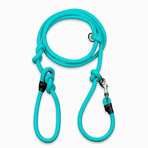 Coperani | Moxonleine BALOU | 2-Fach verstellbar, 125-190 cm | Knoten Zugstopp | Aquatürkis | Retrieverleine | Hundeleine | Tauleine Coperani | Moxonleine BALOU | 2-Fach verstellbar, 125-190 cm | Knoten Zugstopp | Aquatürkis | Retrieverleine | Hundeleine | Tauleine von Coperani LIEBLINGSSACHEN FÜR IHR TIER