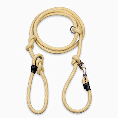 Coperani | Moxonleine BALOU | 2-Fach verstellbar, 125-190 cm | Knoten Zugstopp | Beige | Retrieverleine | Hundeleine | Tauleine Coperani | Moxonleine BALOU | 2-Fach verstellbar, 125-190 cm | Knoten Zugstopp | Beige | Retrieverleine | Hundeleine | Tauleine von Coperani LIEBLINGSSACHEN FÜR IHR TIER