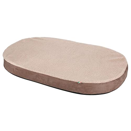 Coperani | Hundematratze | Grau Beige | 100 x 65 x 8 cm | Druckentlastend | Memory-Schaumstoff von Coperani LIEBLINGSSACHEN FÜR IHR TIER