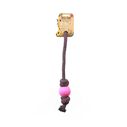 Coperani | Hundespielzeug | Wurfspielzeug | Ball mit Seil | Durchmesser: 30 cm| Pink | Robust | Langlebig | Hochwertig | Apportieren Coperani | Hundespielzeug | Wurfspielzeug | Ball mit Seil | Durchmesser: 30 cm| Pink | Robust | Langlebig | Hochwertig | Apportieren von Coperani LIEBLINGSSACHEN FÜR IHR TIER
