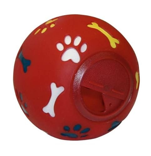 Coperani | Snackball | Groß | Hundespielzeug | Unterstützt Konzentration | Schnüffeltraining | 11 cm | Rot | Robust | Langlebig von Coperani LIEBLINGSSACHEN FÜR IHR TIER