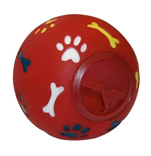 Coperani | Snackball | Groß | Hundespielzeug | Unterstützt Konzentration | Schnüffeltraining | 11 cm | Rot | Robust | Langlebig von Coperani LIEBLINGSSACHEN FÜR IHR TIER