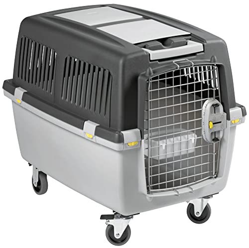 Coperani | Transportbox für Hunde | Grau | 71 x 51 x 50 cm | IATA konform von Coperani LIEBLINGSSACHEN FÜR IHR TIER