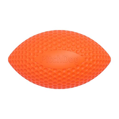 Coperani | Wurfball | Football | Hundespielzeug | Wurfspielzeug | 90 mm | Orange | Oval | Robust | Hochwertig von Coperani LIEBLINGSSACHEN FÜR IHR TIER