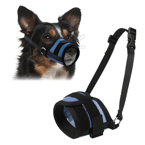 Coppthinktu Hund Maulkorb Hund Mundschutz, Weiche Mesh Maulkörbe für Kleine Mittlere Große Hunde Mundbedeckung, Verstellbare Maulkörbe für Hunde, um Beißen Kauen zu verhindern, Ermöglicht Hecheln Coppthinktu Hund Maulkorb Hund Mundschutz, Weiche Mesh Maulkörbe für Kleine Mittlere Große Hunde Mundbedeckung, Verstellbare Maulkörbe für Hunde, um Beißen Kauen zu verhindern, Ermöglicht Hecheln von Coppthinktu