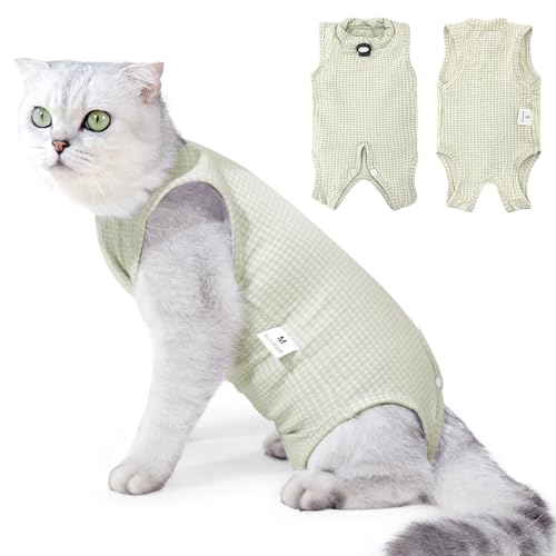 Coppthinktu Katzen-Genesungsanzug, Einteiler für Katzen nach Operationen, atmungsaktiver Katzen-Spay-Operationsanzug für Bauchwunden, weicher chirurgischer Körperanzug für weibliche Katzen, Kätzchen Coppthinktu Katzen-Genesungsanzug, Einteiler für Katzen nach Operationen, atmungsaktiver Katzen-Spay-Operationsanzug für Bauchwunden, weicher chirurgischer Körperanzug für weibliche Katzen, Kätzchen von Coppthinktu