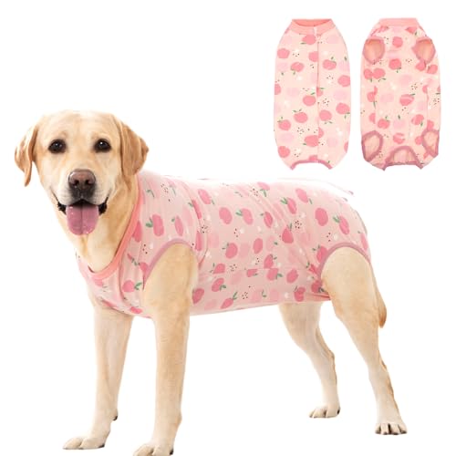 Genesungsanzug für Hunde, Chirurgieanzug, für weibliche Hunde, Chirurgie, Genesungsanzug, atmungsaktiv, gegen Lecken, Kratzen, Wunden, Alternative zu Hundekegel von Coppthinktu