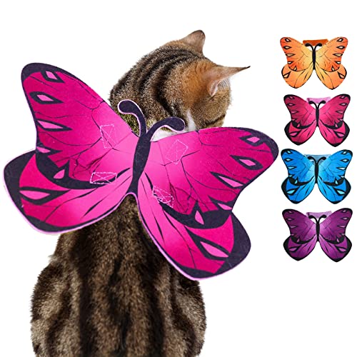 Hundekostüm, Schmetterlingsflügel für Hunde und Katzen, Halloween-Kostüme, Katzenflügel für kleine, mittelgroße Hunde, Welpenkleidung, Outfit, Party, Weihnachten, Cosplay, Verkleidungszubehör Hundekostüm, Schmetterlingsflügel für Hunde und Katzen, Halloween-Kostüme, Katzenflügel für kleine, mittelgroße Hunde, Welpenkleidung, Outfit, Party, Weihnachten, Cosplay, Verkleidungszubehör von Coppthinktu