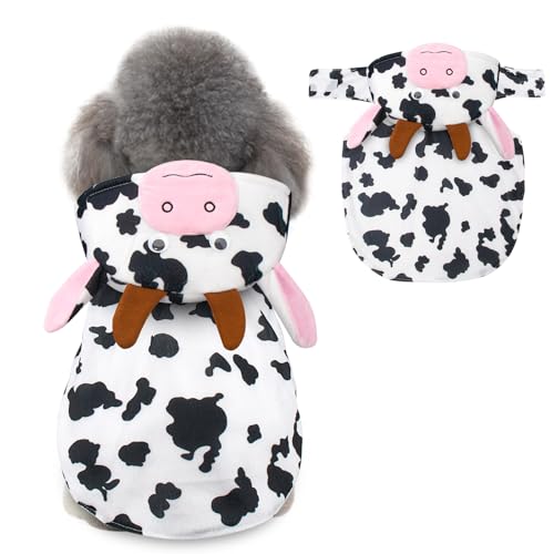 Kuh-Hundekostüm, Halloween-Kostüme für kleine, mittelgroße Hunde, lustiges Haustierkostüm, Milchkühe, Outfit für Französische Bulldogge, Weihnachten, Party, Cosplay, Welpen, Katze, Kleidung Kuh-Hundekostüm, Halloween-Kostüme für kleine, mittelgroße Hunde, lustiges Haustierkostüm, Milchkühe, Outfit für Französische Bulldogge, Weihnachten, Party, Cosplay, Welpen, Katze, Kleidung von Coppthinktu