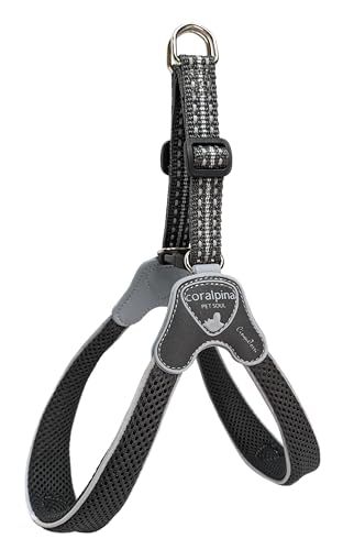 Coralpina Hunde- und Welpengeschirr, italienisches Design, weiches Airmesh, Größe XS, Schwarz Coralpina Hunde- und Welpengeschirr, italienisches Design, weiches Airmesh, Größe XS, Schwarz von Coralpina