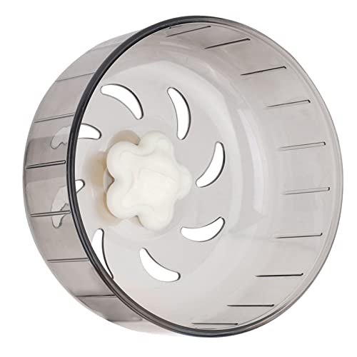 Cornesty 13 cm Schönes Hamsterrad aus Kunststoff, Kleines Haustierspielzeug, Ratte, Laufspielspielzeug für Übungen, Durchscheinendes Material, Grau Cornesty 13 cm Schönes Hamsterrad aus Kunststoff, Kleines Haustierspielzeug, Ratte, Laufspielspielzeug für Übungen, Durchscheinendes Material, Grau von Cornesty