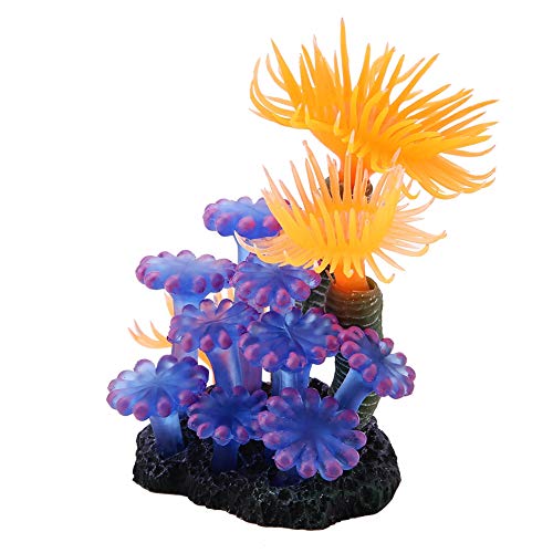 Cornesty Aquarium-Silikon, Künstliche Koralle, Seeanemone, Aquarium-Dekoration, Hohe Simulation, Natürlicher Effekt, Ungiftig, Robust, Einfache Installation für Frisches Salzwasser Cornesty Aquarium-Silikon, Künstliche Koralle, Seeanemone, Aquarium-Dekoration, Hohe Simulation, Natürlicher Effekt, Ungiftig, Robust, Einfache Installation für Frisches Salzwasser von Cornesty