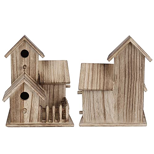 Hölzernes Vogelhaus-Nistkasten-im Freiengarten-Vogelhaus-Dekoration Hölzernes Vogelhaus-Nistkasten-im Freiengarten-Vogelhaus-Dekoration von Cornesty