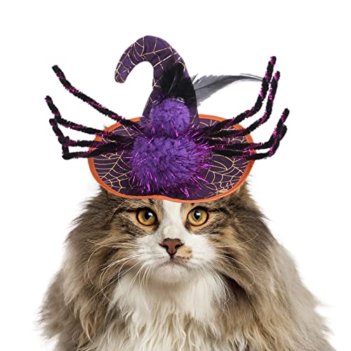 Halloween-Haustier- Katze und Hunde Cosplay Kopfbedeckung | Kreative und neuartige Halloween-Spinnen-Haustierhüte für Haustierhundekatzen-Anziehzubehör, kostüme für Katzenkätzchen Corset von Corset