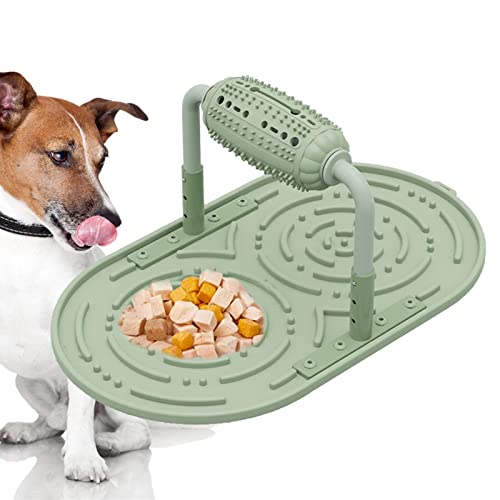 Hunde-Puzzle-Feeder - Interaktiver Leckerchenspender für mittelgroße Hunde - Interaktiver Hundenapf für Erdnussbutter, Leberpaste Corset von Corset