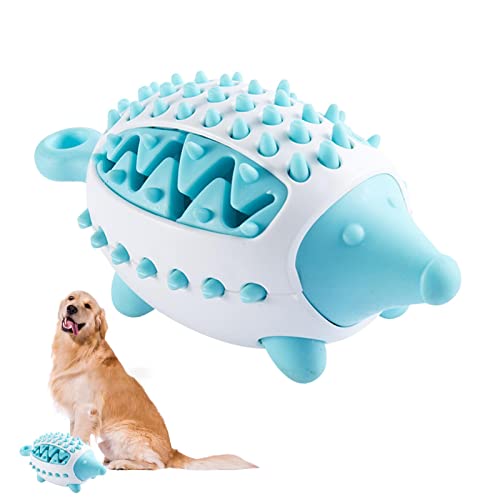 Zahnreinigungsball für Hunde - Hundespielzeug für aggressive Kauer - Hundezahnreinigungsspielzeug, interaktives Hundespielzeug, Welpen-Puzzle-Spielzeug, Hunde-Leckerli-Ball zum Zahnen, langsame Corset von Corset