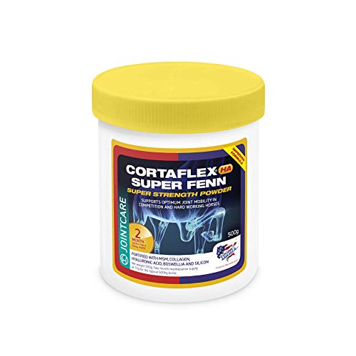 Cortaflex Equine America HA Super Fenn Superstärke Pulver | Premium gebrauchsfertiger Ernährungszusatz für Pferd und Pony | Unterstützt optimale Gelenkerholung und Mobilität | 500g Cortaflex Equine America HA Super Fenn Superstärke Pulver | Premium gebrauchsfertiger Ernährungszusatz für Pferd und Pony | Unterstützt optimale Gelenkerholung und Mobilität | 500g von Cortaflex