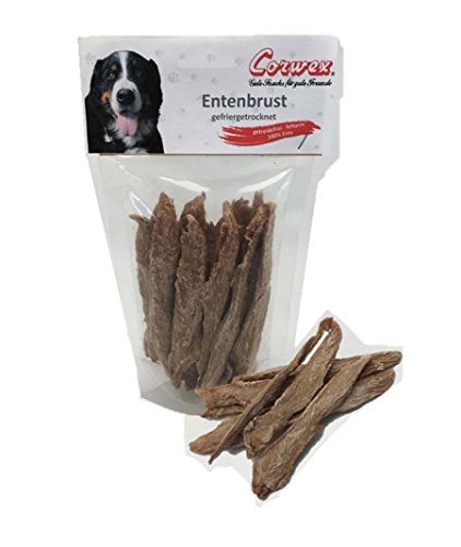 Corwex Hundesnack Entenbrust gefriergetrocknet (50g) von Corwex