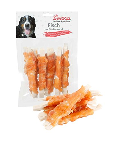 Corwex Hundesnack Fisch im Filetmantel (12 x 70g) von Corwex