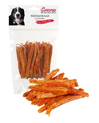 Corwex Hundesnack Hühnerbrust in Streifen (250g) von Corwex