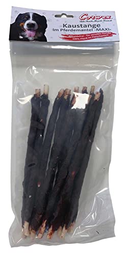 Corwex Kaustange Maxi (300g, Pferd) mit Fleisch ummantelt, Getreidefreie, Premium Kausnack für Sensible Hunde von Corwex