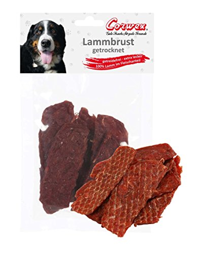 Corwex Hundesnack Lammbrust getrocknet (12 x 70g) von Corwex