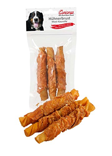 Corwex Hundesnack Maxi-Kaurolle mit Huhn 3er-Pack (8 x 150g) von Corwex