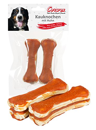 Corwex Kauknochen mit Huhn 2 x 10cm, 2er Pack Corwex Kauknochen mit Huhn 2 x 10cm, 2er Pack von Corwex