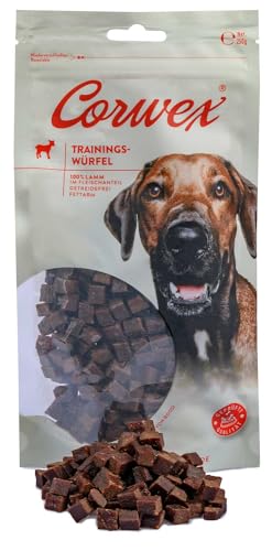 Corwex Trainingswürfel Hundesnacks mit Lamm, Monoprotein, Trainee Snack, getreidefreie Leckerlie fürs Hundetraining (250g, Lamm) von Corwex