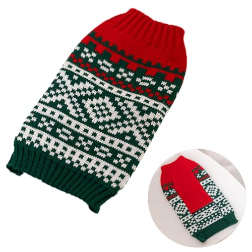 Hundepullover Kleine Hunde Hundepulli Mittelgroße Winter Hundebekleidung & Zubehör Hundezubehör für Kleine Wolle Gestrickt Sweater für Hunde 5-8kg Hundejacke 1 Stück Haustier Pullover Tricolour Hundepullover Kleine Hunde Hundepulli Mittelgroße Winter Hundebekleidung & Zubehör Hundezubehör für Kleine Wolle Gestrickt Sweater für Hunde 5-8kg Hundejacke 1 Stück Haustier Pullover Tricolour von Cosiesnest