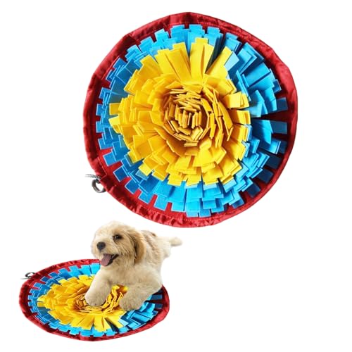 Schnüffelmatte für Hunde, 48 cm, Hunde-Leckmatte & langsames Füttern, Filz, Fütterungsmatten für Hunde, interaktives Puzzle-Spielzeug für geistige Stimulation, Angstlinderung und natürliche Schnüffelmatte für Hunde, 48 cm, Hunde-Leckmatte & langsames Füttern, Filz, Fütterungsmatten für Hunde, interaktives Puzzle-Spielzeug für geistige Stimulation, Angstlinderung und natürliche von Cosiesnest