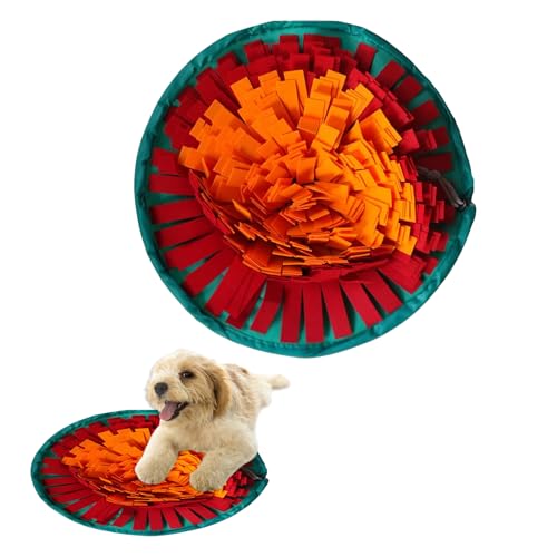 Schnüffelmatte für Hunde, 48 cm, Hunde-Leckmatte & langsames Füttern, Filz-Futtermatten für Hunde, interaktives Puzzle-Spielzeug für geistige Stimulation, Angstlinderung und natürliche Futtersuche Schnüffelmatte für Hunde, 48 cm, Hunde-Leckmatte & langsames Füttern, Filz-Futtermatten für Hunde, interaktives Puzzle-Spielzeug für geistige Stimulation, Angstlinderung und natürliche Futtersuche von Cosiesnest