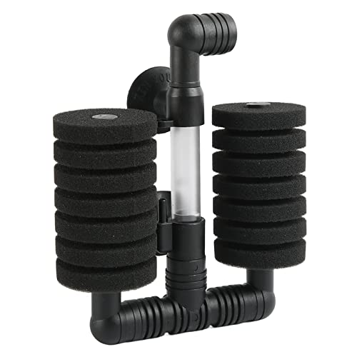 Cosiki Aquarium Schwammfilter Fischtank Sauerstoffgenerator Doppelschwamm Filter einfach zu installieren feine Partikel Garnelen Cosiki Aquarium Schwammfilter Fischtank Sauerstoffgenerator Doppelschwamm Filter einfach zu installieren feine Partikel Garnelen von Cosiki