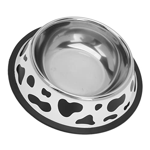 Cosiki Edelstahlnapf FüR Hunde und Katzen, Napf in Einem StüCk, Gummiboden FüR Trockenfutter. (Unterer Durchmesser 15cm/5.9in) von Cosiki