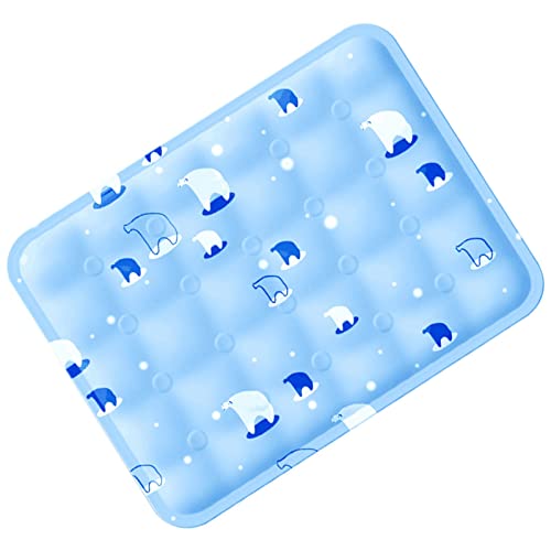 Cosiki Haustier-Kühlmatte, Verdickte Haustier-Eisauflage, Tragbar, Weich für den Sommer für Katzen (S) von Cosiki