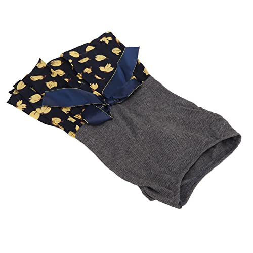 Cosiki Hundekleid, Atmungsaktives, Weiches Hundekleid, Stilvolles Bowknot-Dekor für Katzen für Partys (S) von Cosiki