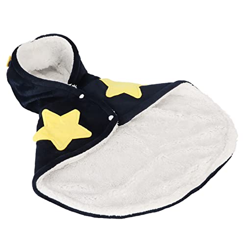 Cosiki Hundepullover-Mantel-Winter-Flanell-Haustiermantel All-in-One-Flanell-Haustiermantel Zum Einfachen An- und Ausziehen für Hundepartys (M) von Cosiki