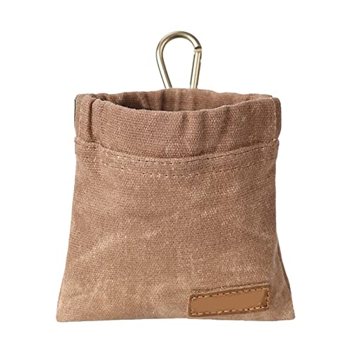Cosiki Hundetrainingstasche, Schnapphaken, Haustier-Snacktasche, Große Kapazität, Tragbare Baumwolle Zum Ausgehen (Grau) von Cosiki
