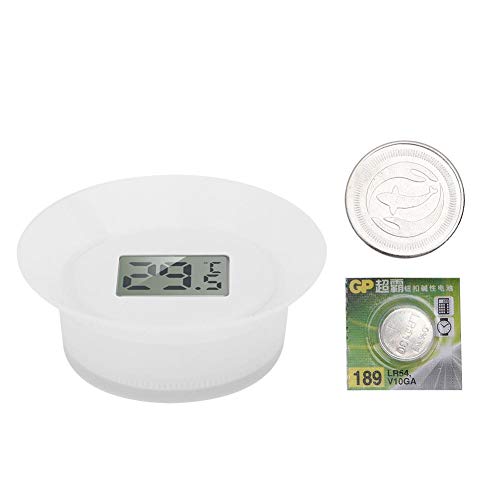 Juli- Cosiki Aquarium Wasserthermometer, leichtes trockenes trockenes großes Aquariumthermometer mit doppeltem Verwendungszweck, Thermometer-Aquarium für Aquariumfische von Cosiki