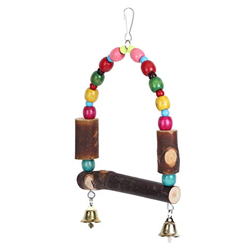 Cosiki Juli- Bell Resting Rack Spielzeug Vogelbiss Spielzeug, mit bunten Perlen Vogelständer, hängende Schaukel Papageien für Vögel Haustiere Tiere Cosiki Juli- Bell Resting Rack Spielzeug Vogelbiss Spielzeug, mit bunten Perlen Vogelständer, hängende Schaukel Papageien für Vögel Haustiere Tiere von Cosiki