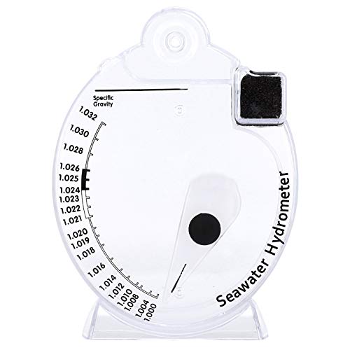 Cosiki Juli- Konzentration Spezifisches Gewicht Meer Salzwasser Hydrometer, Meer Hydrometer, Test Salzwasser Aquarium Testwerkzeug Aquarium Haustiere Tiere für Aquarium(HD-T-H018) von Cosiki