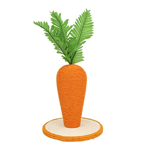 Katzenkratzbaum, Katzenkratzer, Niedlicher Sisal-Vertikal-Karotten-Kratzbaum, Kratzbaum, Katzen-Klettergerüst, Interaktiver Hasenkrallenkratzer für das Indoor-Katzentraining, Katzenkratzbaum, Katzenkratzer, Niedlicher Sisal-Vertikal-Karotten-Kratzbaum, Kratzbaum, Katzen-Klettergerüst, Interaktiver Hasenkrallenkratzer für das Indoor-Katzentraining, von Cosiki