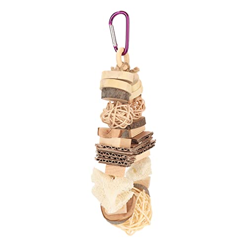 Cosiki Kauspielzeug für Papageien, Kauspielzeug aus Holz für Vögel, Übungsklauen, Luffa, Rattankugeln, Holzblock, Lustige Einfache Installation für Wellensittiche Cosiki Kauspielzeug für Papageien, Kauspielzeug aus Holz für Vögel, Übungsklauen, Luffa, Rattankugeln, Holzblock, Lustige Einfache Installation für Wellensittiche von Cosiki