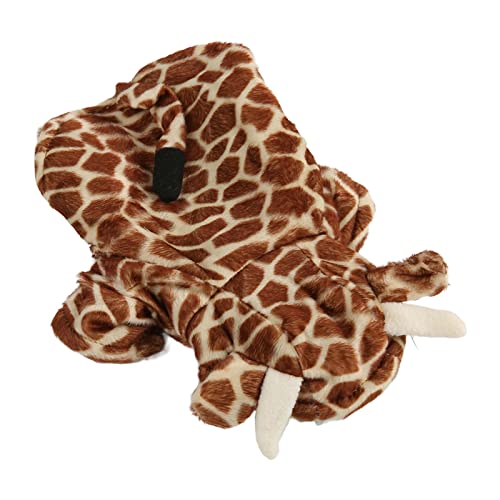 Cosiki Niedliche Giraffe mit Kapuze Hundewintermantel stilvolle Haarschutzhundewintermäntel (XS) von Cosiki