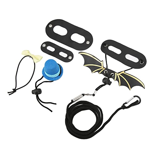 Cosiki Set aus Leine und Geschirr für Bartagame, Leine für Bartagame, Leine für Eidechse, Geschirr-Set für Bartagame, Geschirr und Leine für Bartagame, Verstellbare Leine aus Leder für von Cosiki