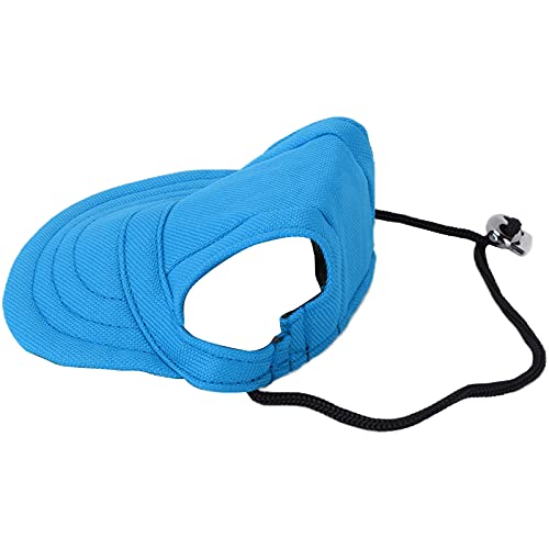 Cosiki Sportlicher Hut für Haustiere, Baseballhut für Hunde, niedlicher Sonnenschutz für kleine Hunde, für draußen (blau, M) von Cosiki
