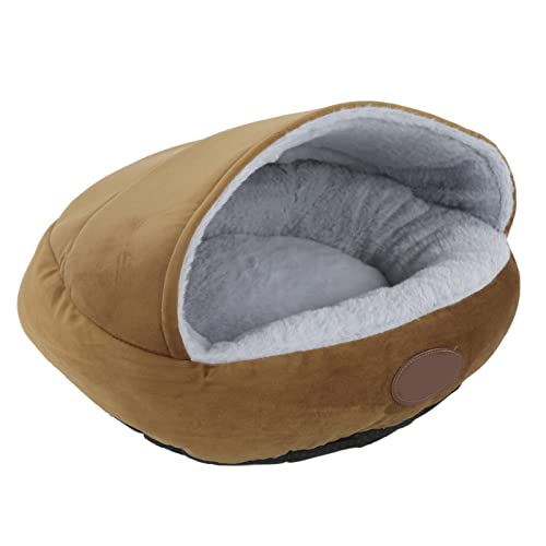 Cosiki Welpenbett, Katzenschlafsack, Abnehmbarer Winterwärme, Halbgeschlossenes Haustier-Katzenbett, Katzenbett, Bequemes Plüsch-Katzenbett für Kleine Hunde, Donut für Kleine, Cosiki Welpenbett, Katzenschlafsack, Abnehmbarer Winterwärme, Halbgeschlossenes Haustier-Katzenbett, Katzenbett, Bequemes Plüsch-Katzenbett für Kleine Hunde, Donut für Kleine, von Cosiki